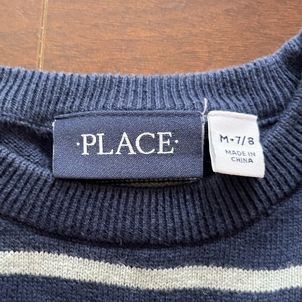 EUC -  Children's Place - Lot of 2 - Striped Sweaters - Boys M (7/8)